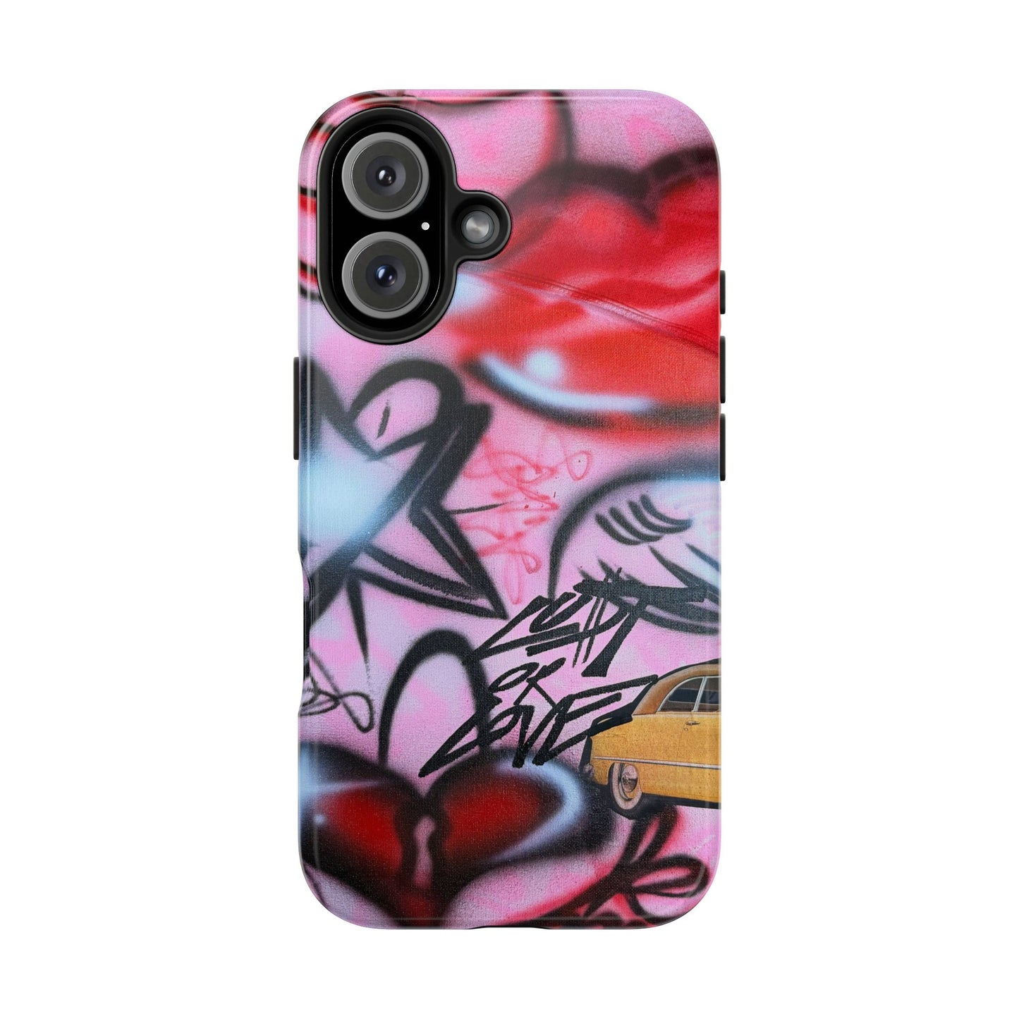 "lust or love" airbrush iPhone case