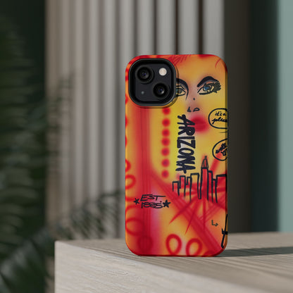 MagSafe "tempe, az" airbrush iPhone case
