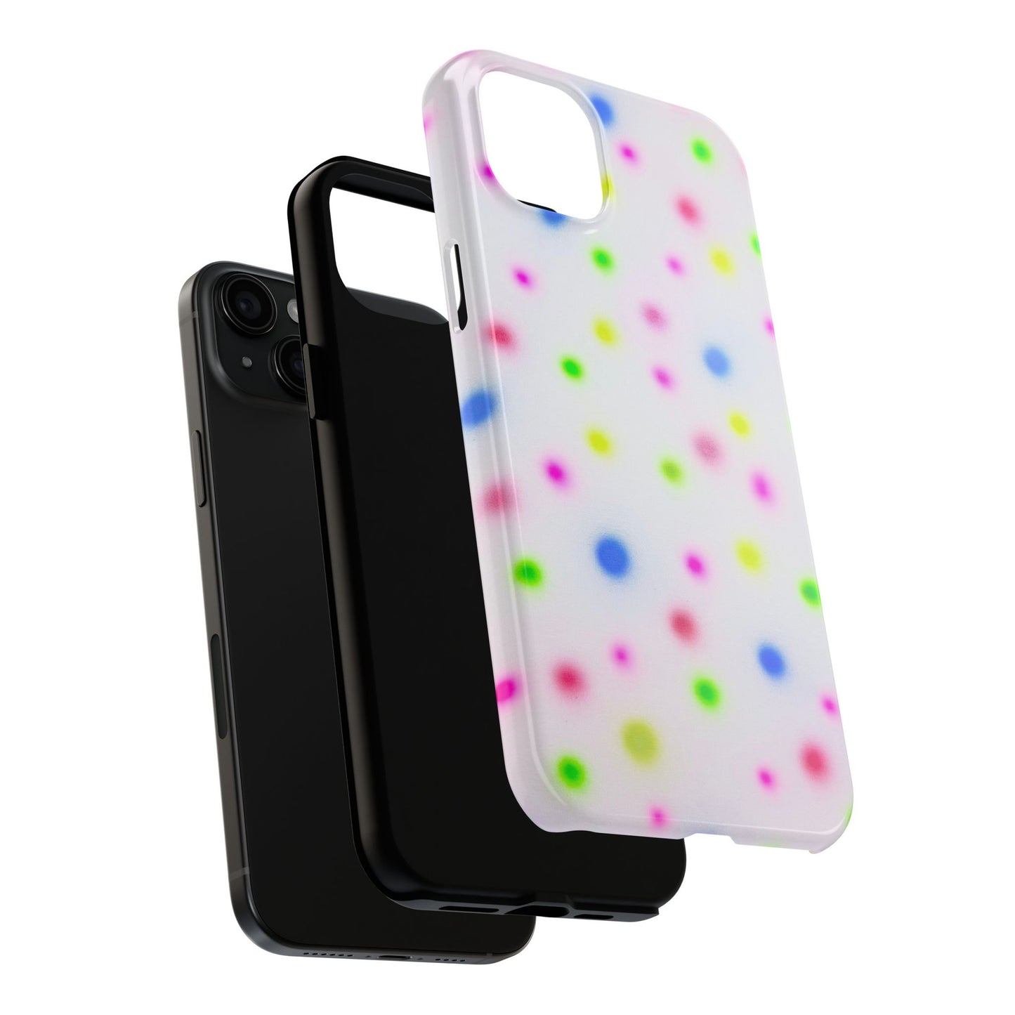 "birthday cake polka dot" airbrush iPhone case