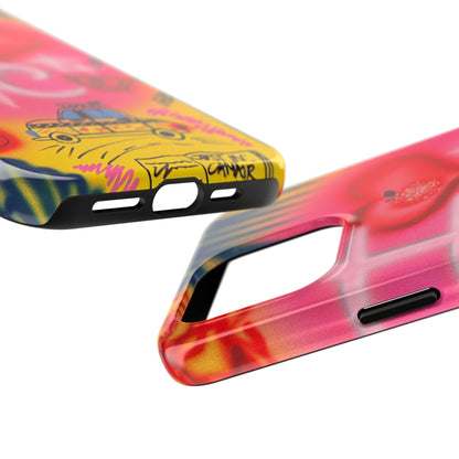 "in the city" airbrush iPhone case
