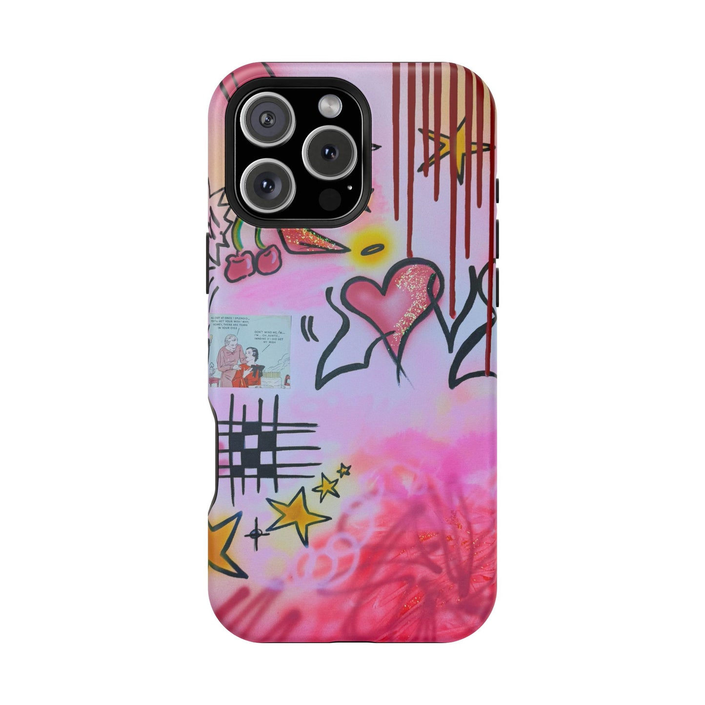 MagSafe "cherry. luvr" Airbrush iPhone-Hülle