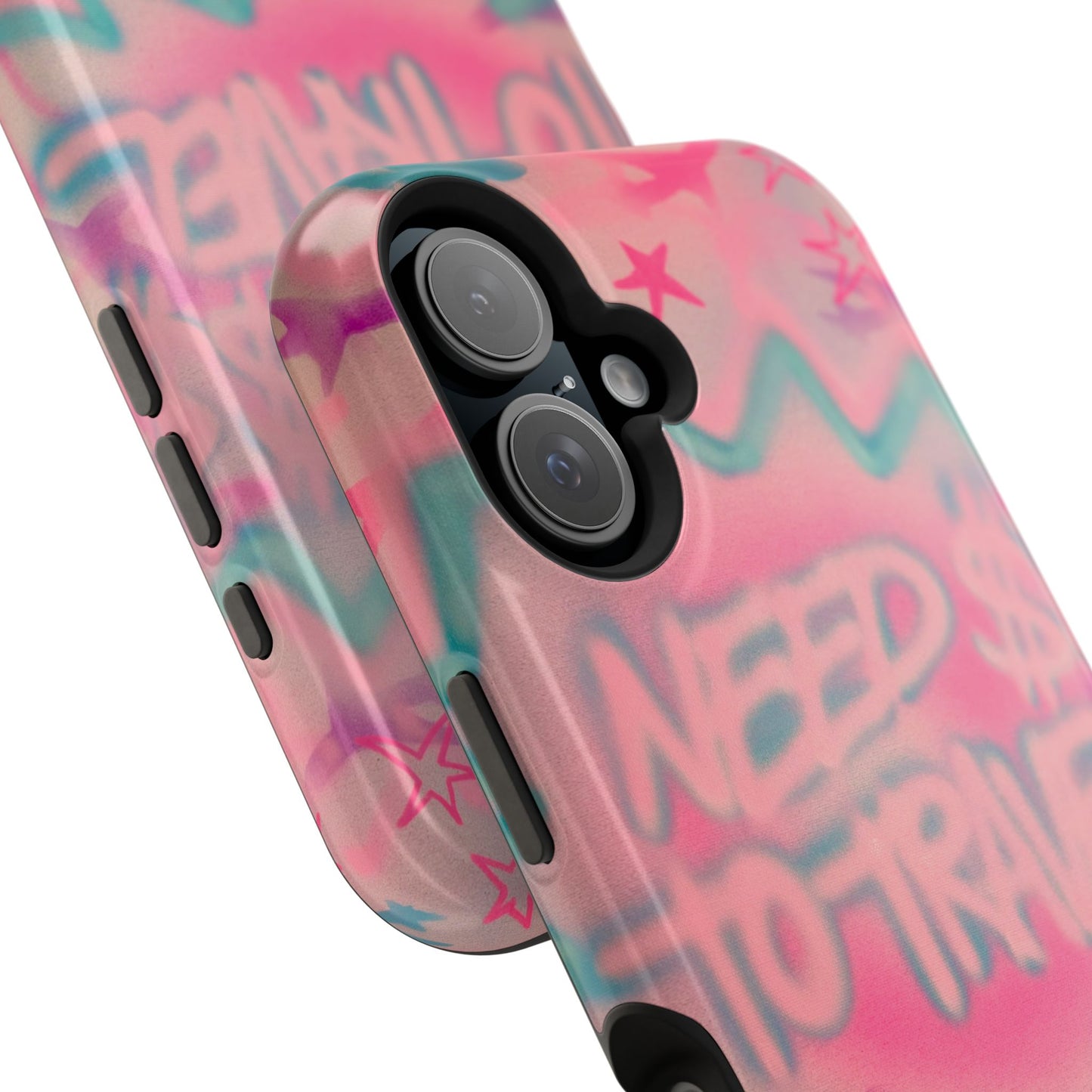 MagSafe "need $$ to travel" airbrush iPhone case