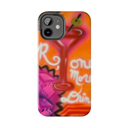 "one more drink!" airbrush iPhone case