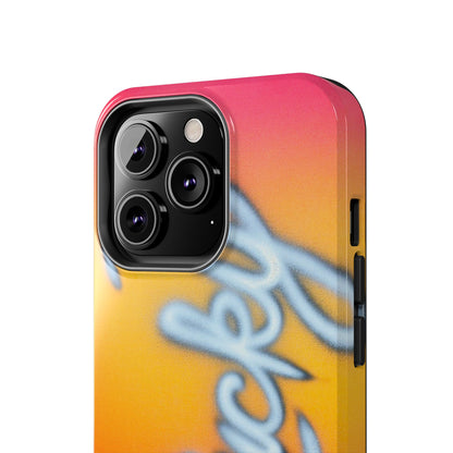 "lucky" airbrush iPhone case