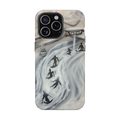 MagSafe "arctic avalanche" airbrush iPhone case