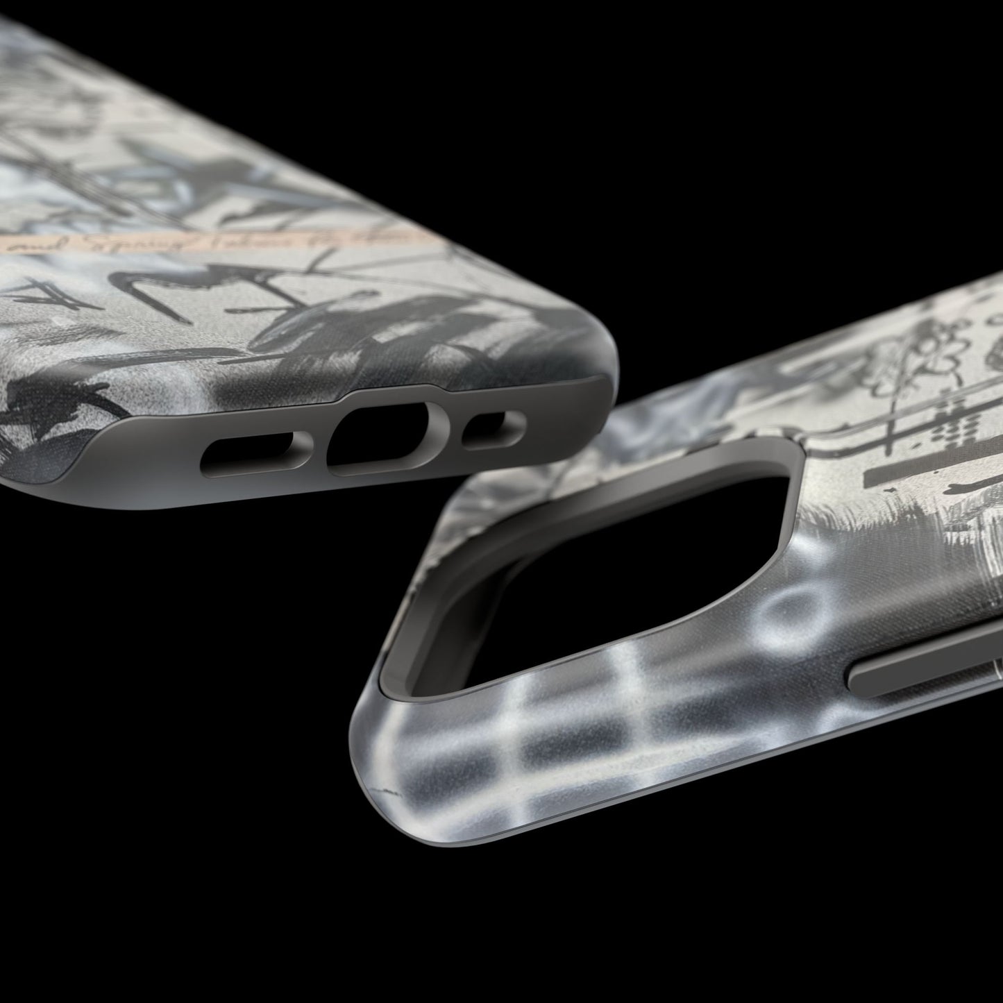 MagSafe "monochrome mood" airbrush iPhone case