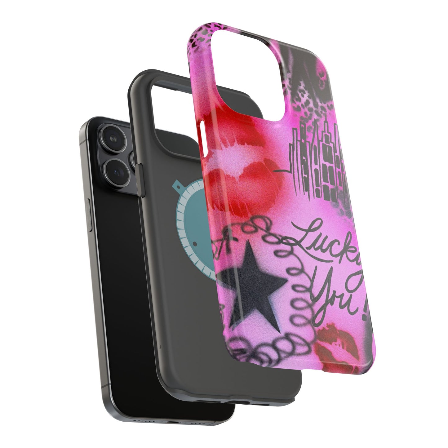 MagSafe "ulterior motive" airbrush iPhone case
