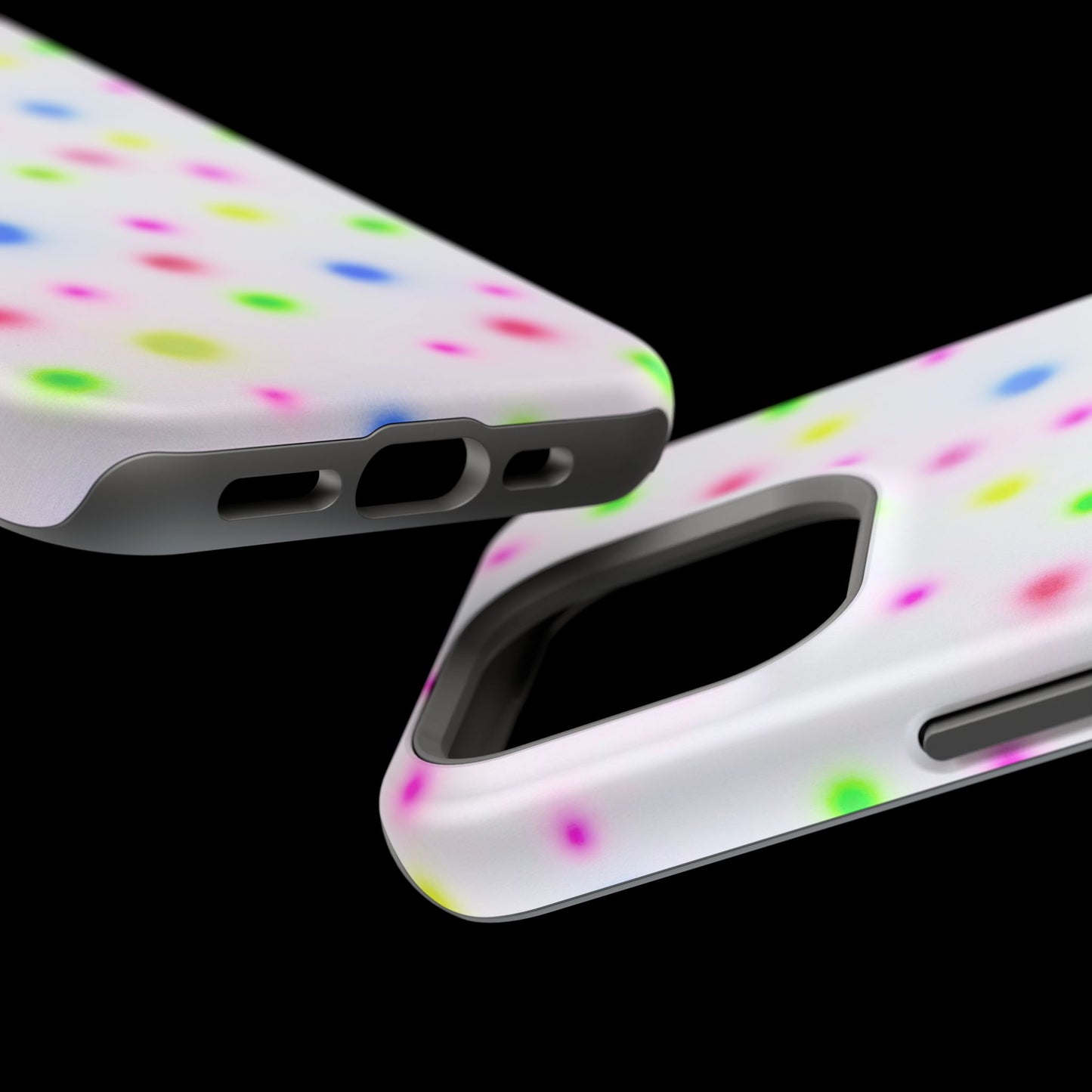 MagSafe "birthday cake polka dot" airbrush iPhone case