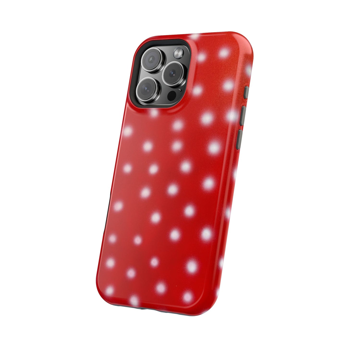 MagSafe "cherry crush polka dot" airbrush iPhone case