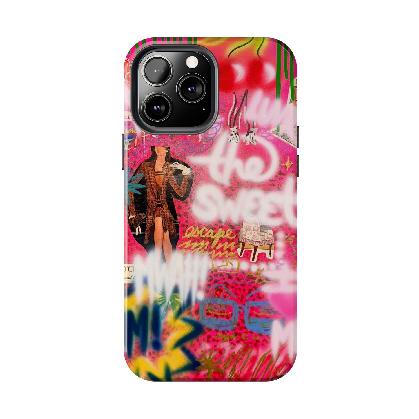 "sweet escape" airbrush iPhone case