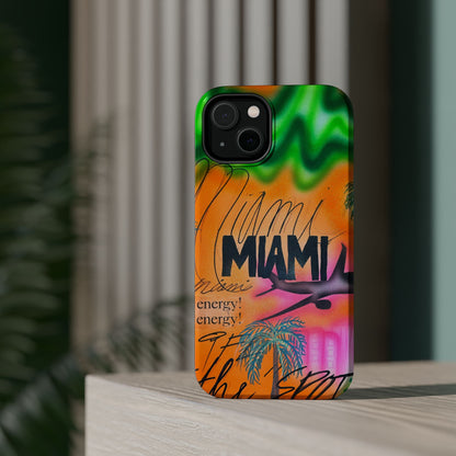MagSafe "miami, fl" Airbrush iPhone Hülle