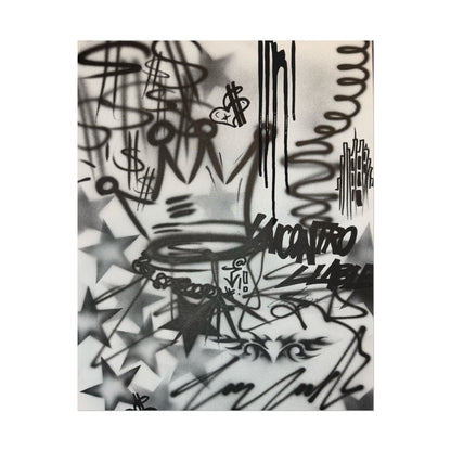 early access airbrush rolled print