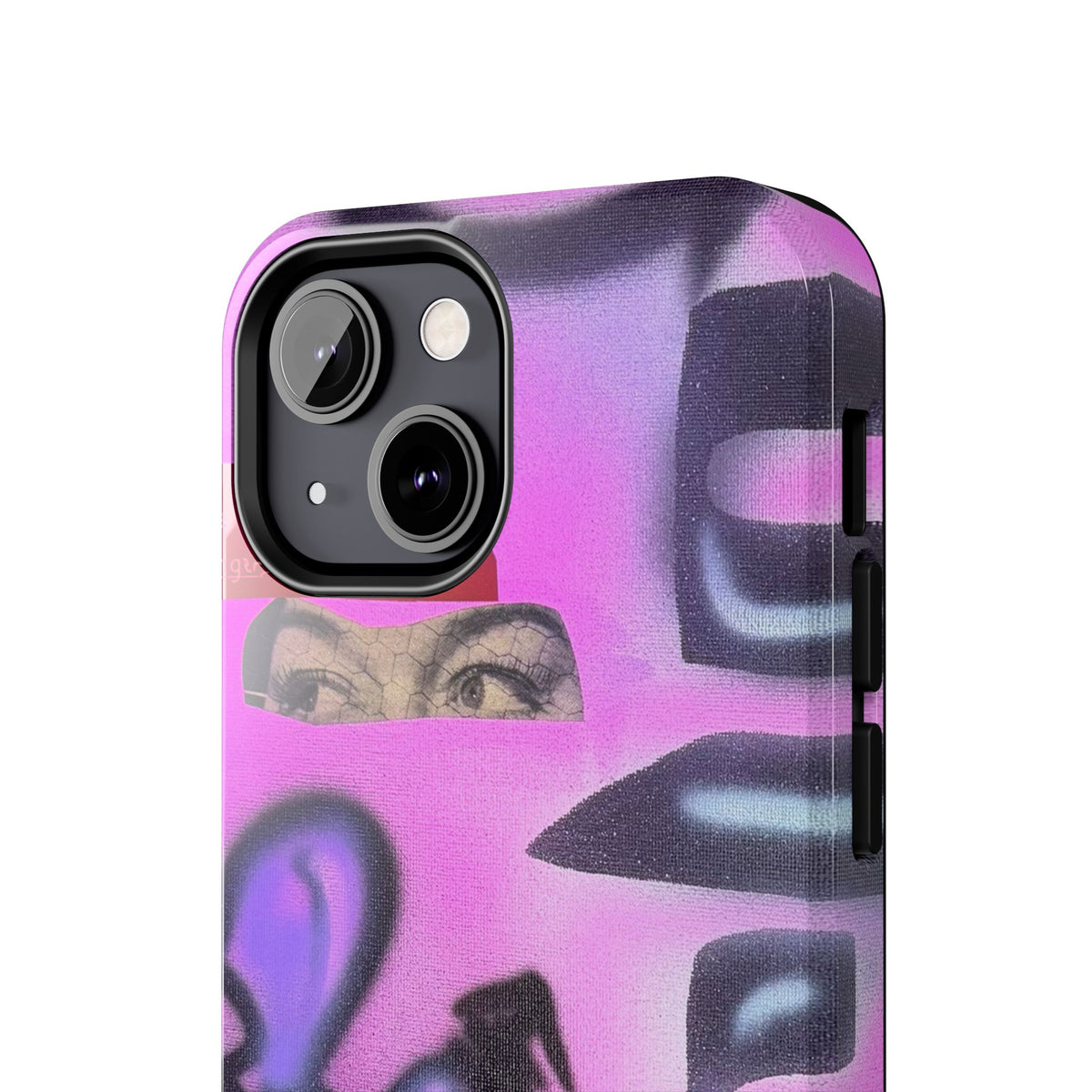 "Lila Prinzessin" Airbrush iPhone Hülle
