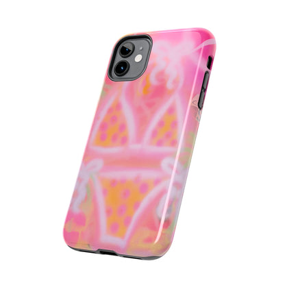 "yellow polka dot bikini" airbrush iPhone case