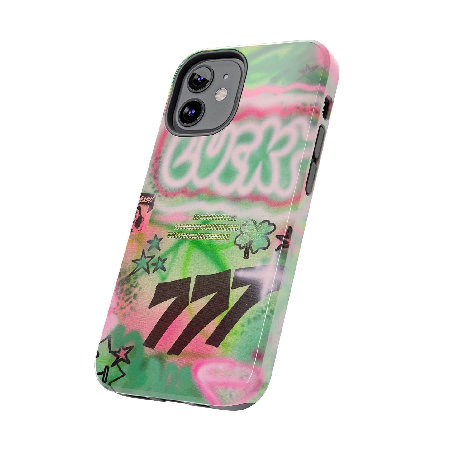 "so lucky" airbrush iPhone case