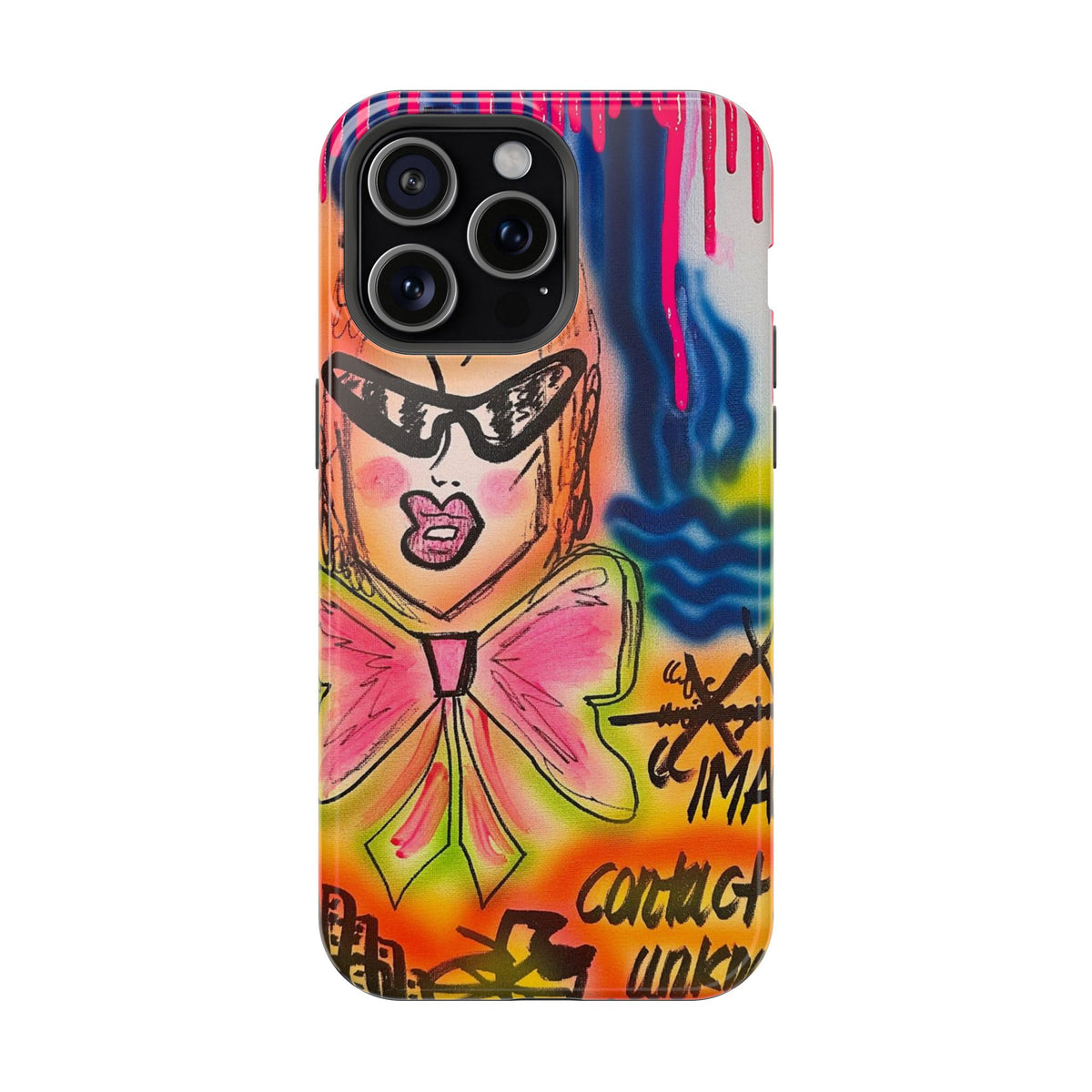 MagSafe „Kontakt unbekannt“ Airbrush iPhone Hülle
