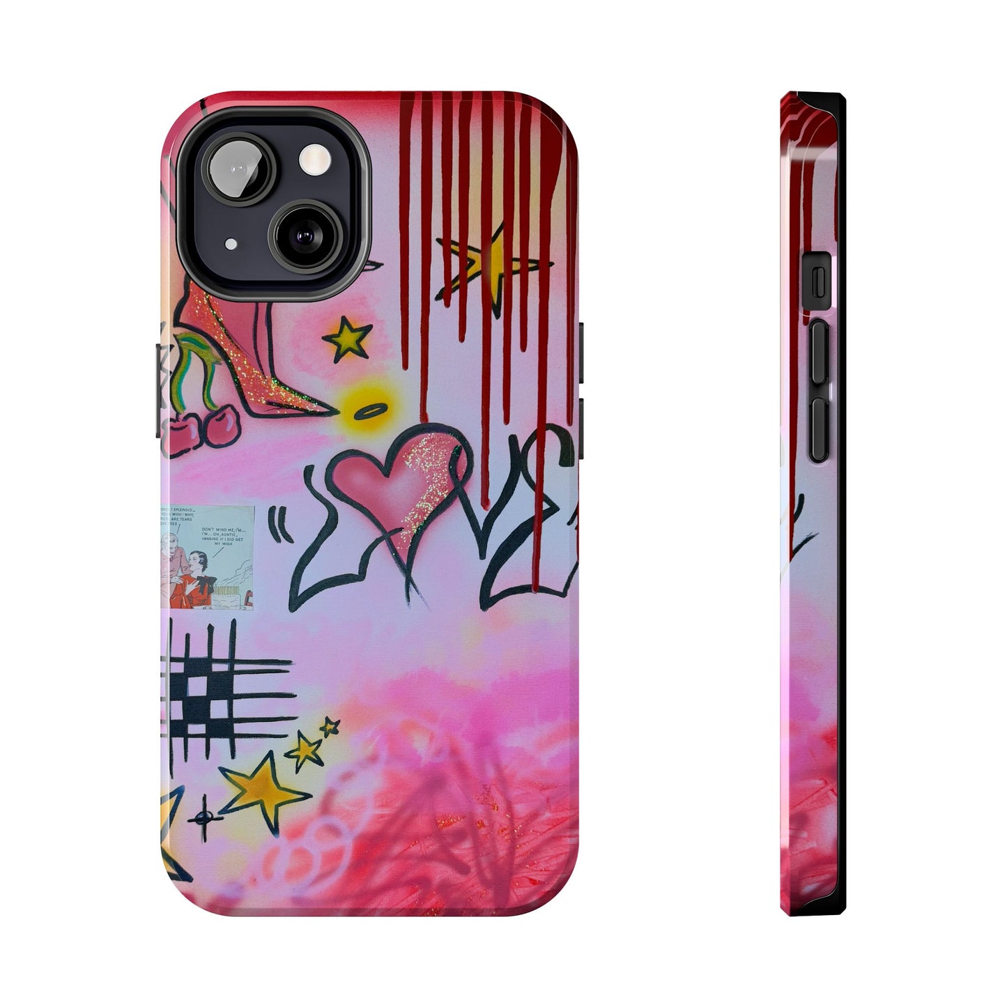 "cherry luvr" airbrush iPhone case