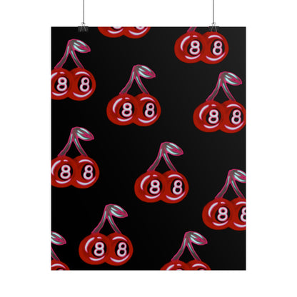 "cami cherry" airbrush rolled print