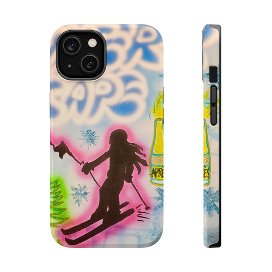 MagSafe „Winterflucht“ Airbrush-iPhone-Hülle