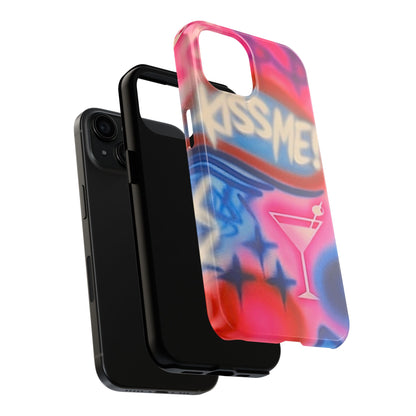 "kiss me pt. 2" airbrush iPhone case