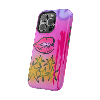 MagSafe "star drip" airbrush iPhone case