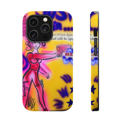 MagSafe „Spiraling Thoughts“ Airbrush iPhone Hülle