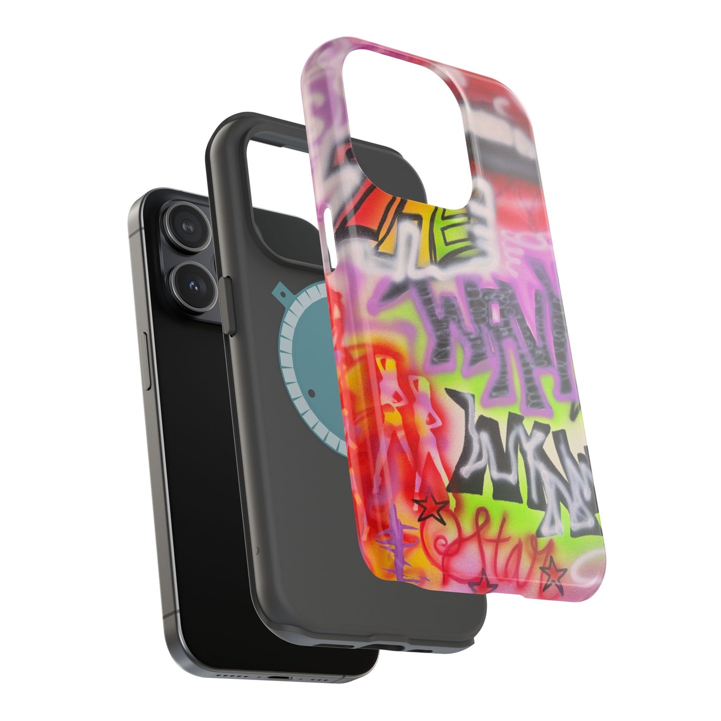 MagSafe "wynwood gold" airbrush iPhone case
