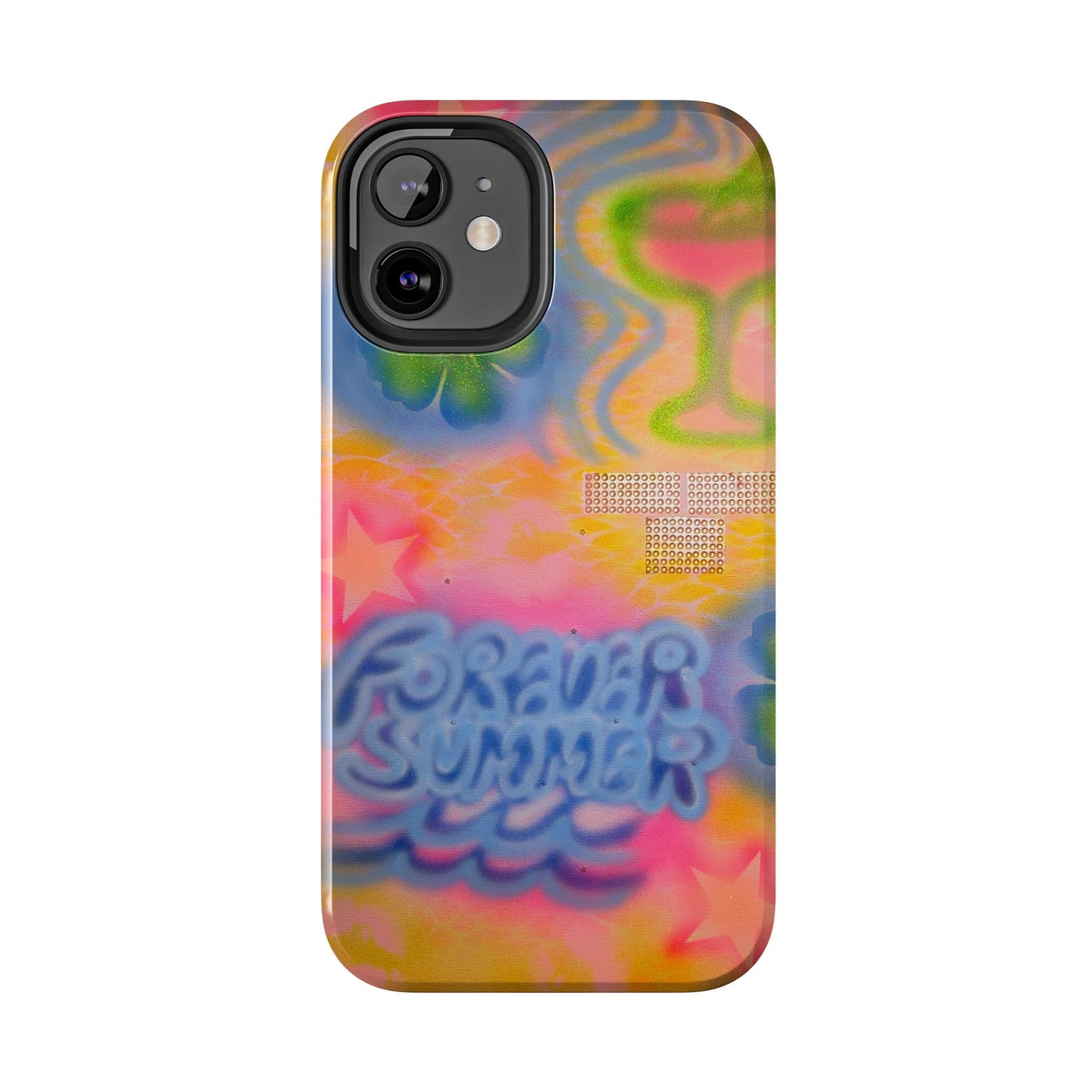 "forever summer" airbrush iPhone case
