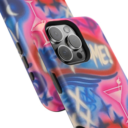 MagSafe "kiss me pt. 2" Airbrush iPhone Hülle