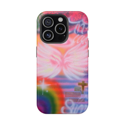 MagSafe "summer bliss" airbrush iPhone case