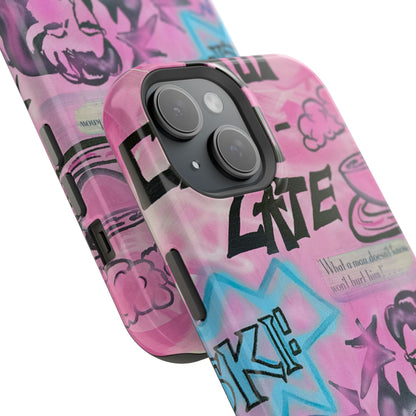 MagSafe "avant le ski" airbrush iPhone case