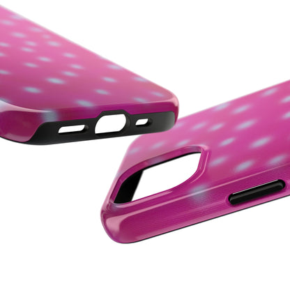"bubblegum polka dot" airbrush iPhone case