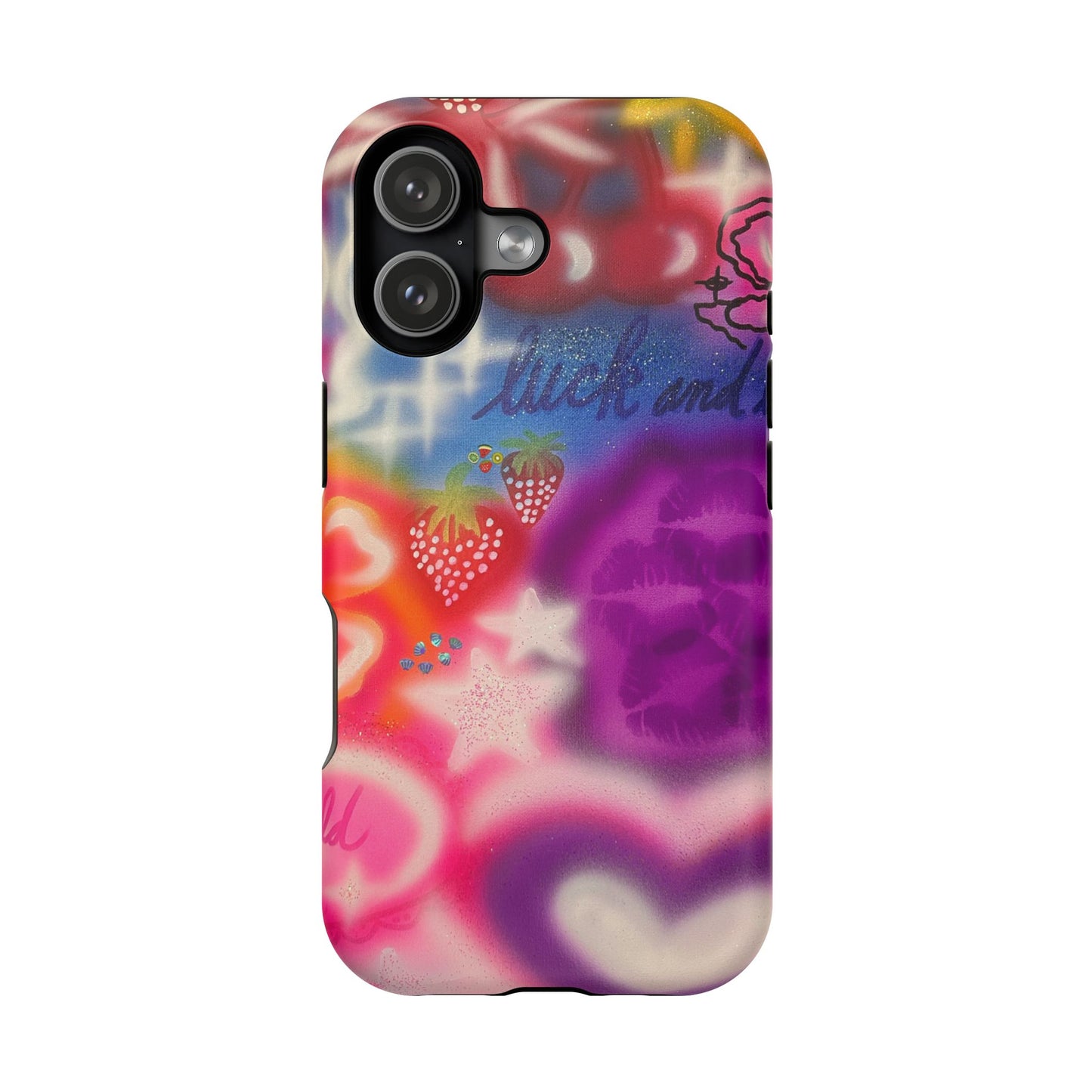 MagSafe „luck & luv pt. 2“ Airbrush iPhone Hülle