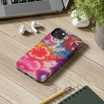 "luck and luv" airbrush iPhone case