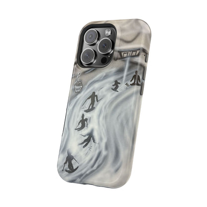 MagSafe "arctic avalanche" airbrush iPhone case