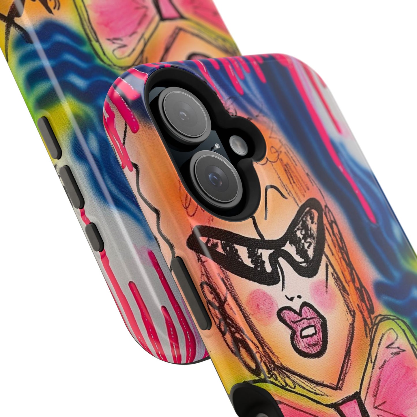 MagSafe „Kontakt unbekannt“ Airbrush iPhone Hülle