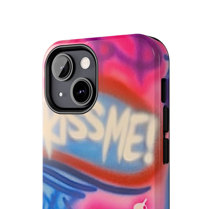 "kiss me pt. 2" airbrush iPhone case