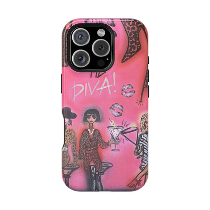 MagSafe "party diva" airbrush iPhone case