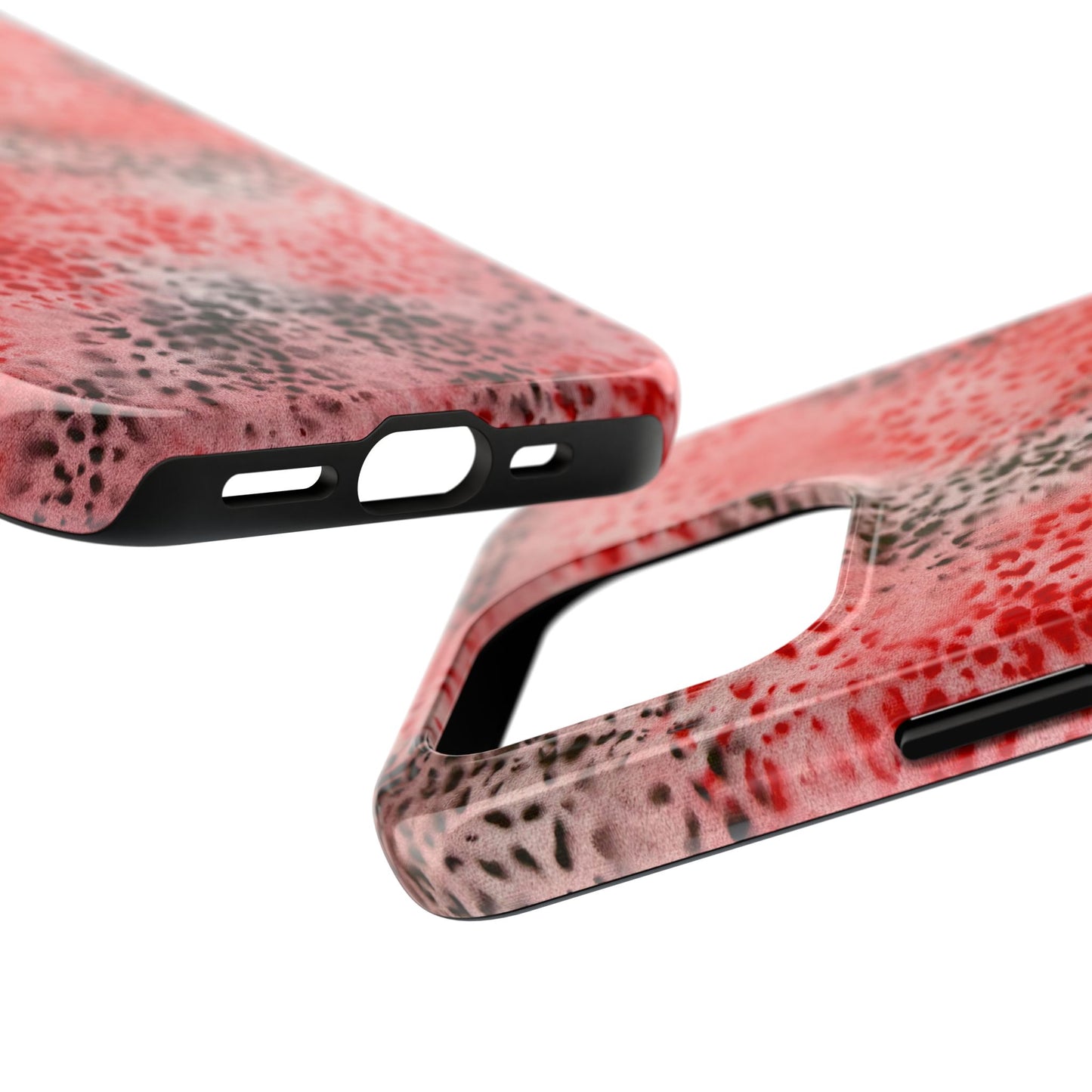 "red cheetah" airbrush iPhone case