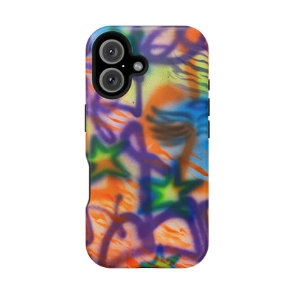 MagSafe "streetwear angel" airbrush iPhone case