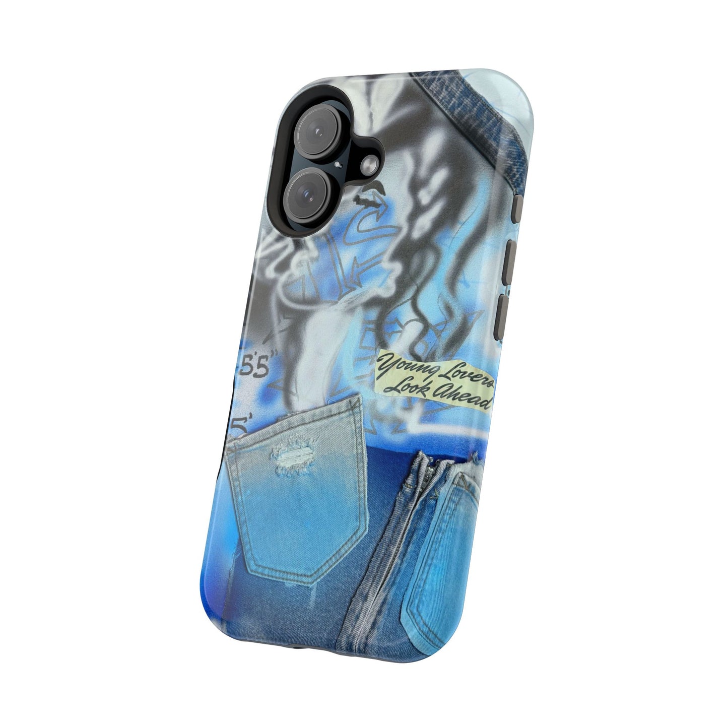 MagSafe "young lovers" airbrush iPhone case
