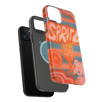 MagSafe "aperol spritz pt. 2" airbrush iPhone case