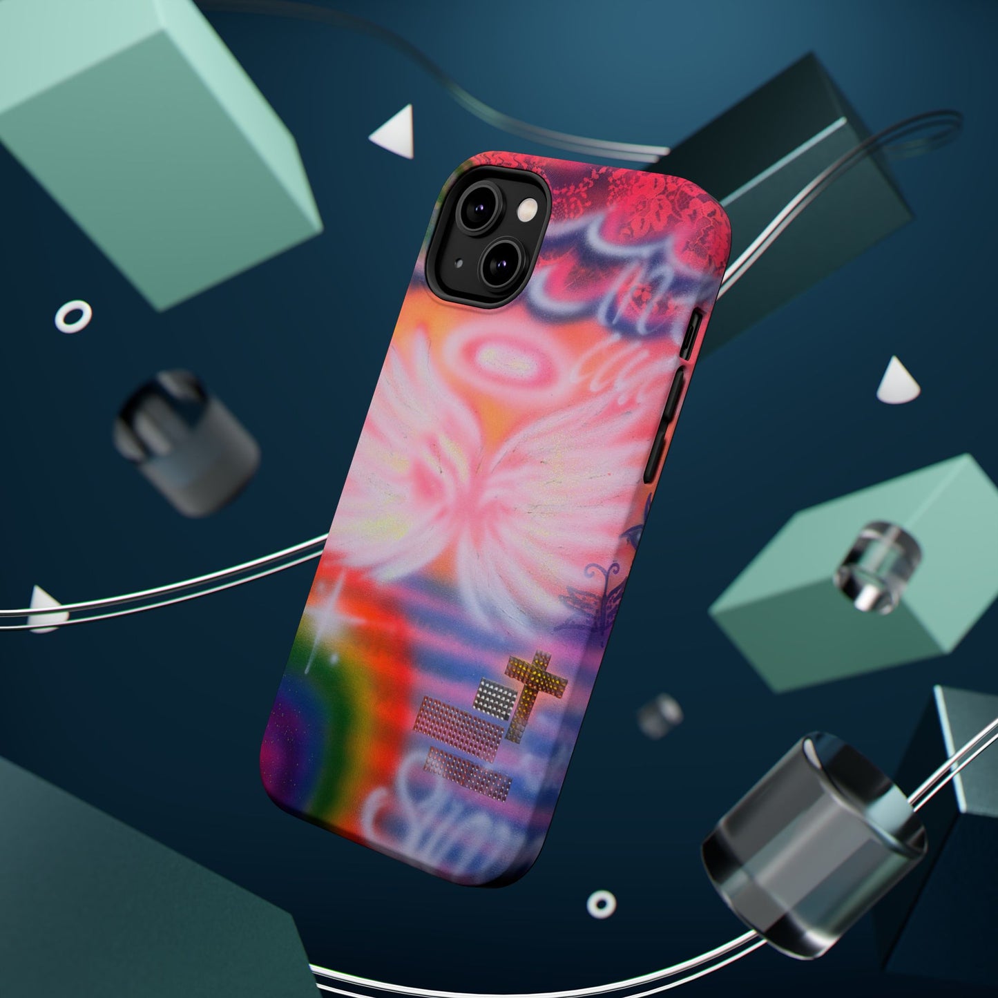 MagSafe "summer bliss" airbrush iPhone case
