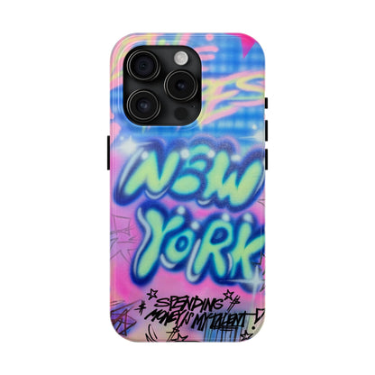 "spending money is my talent" airbrush iPhone case