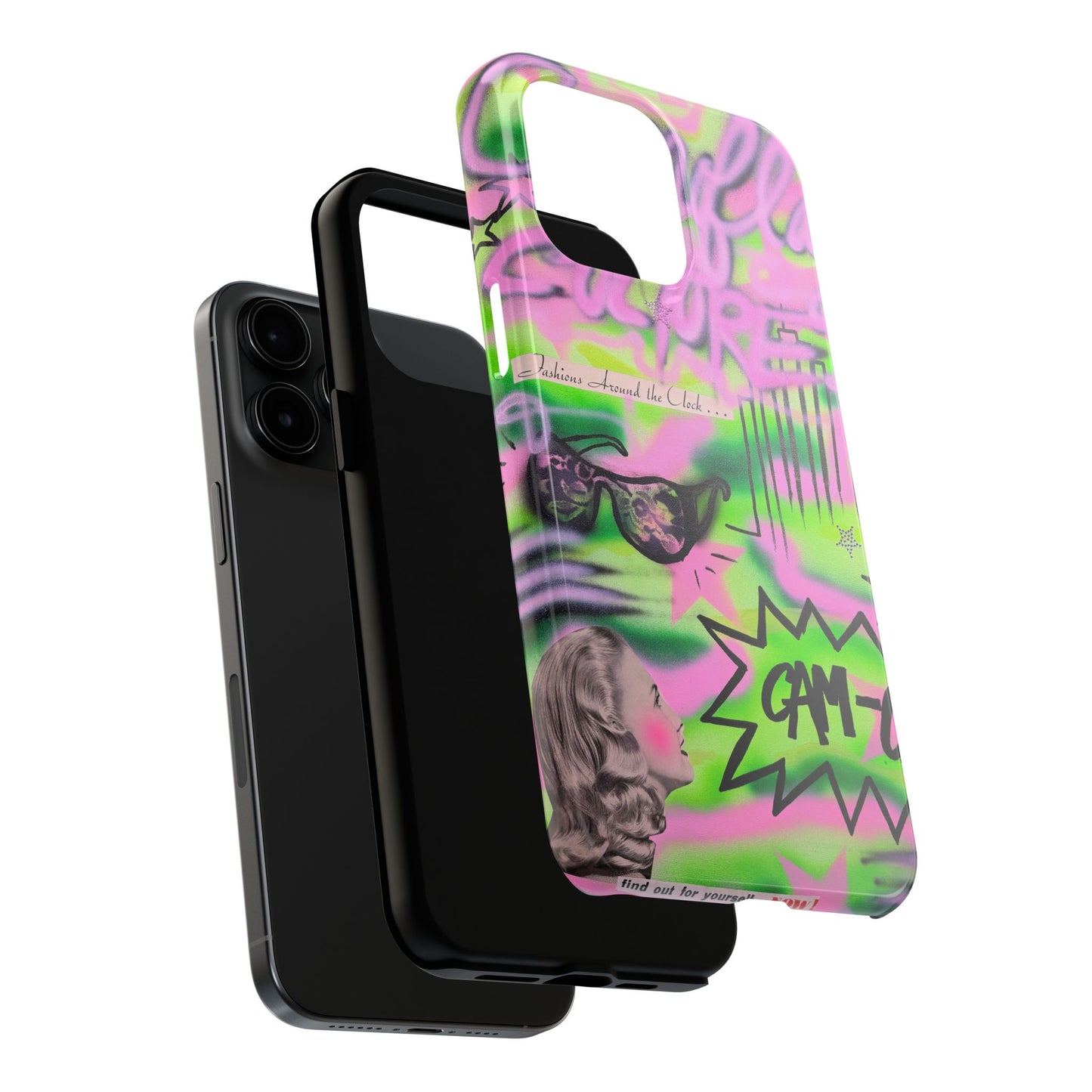 "green camo" airbrush iPhone case