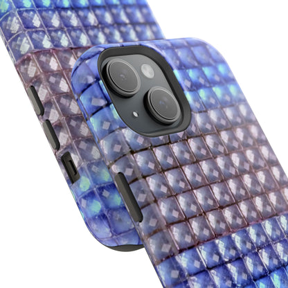 MagSafe "blue studs" airbrush iPhone case