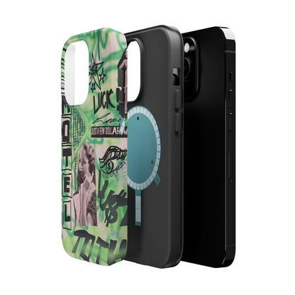 MagSafe "lust over luck" airbrush iPhone case
