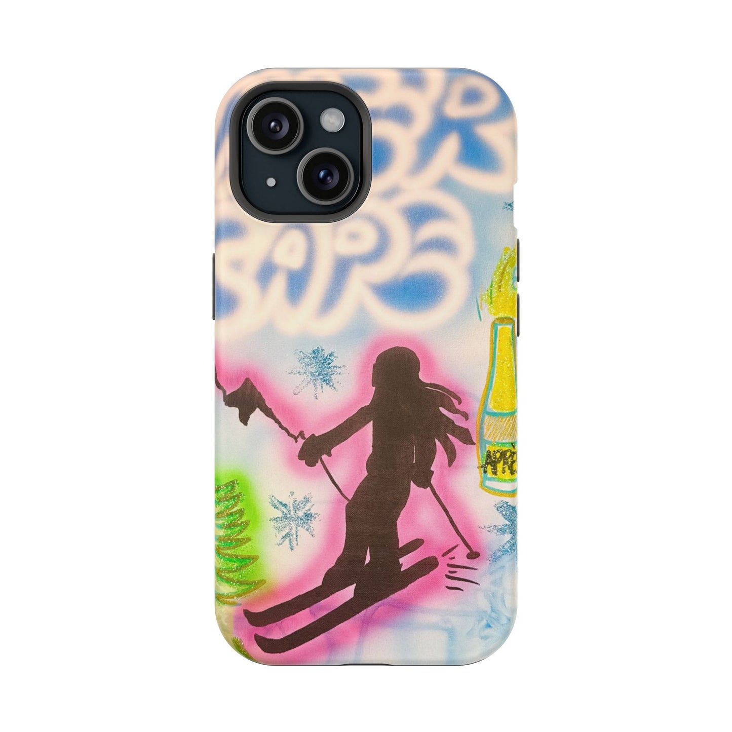 MagSafe „Winterflucht“ Airbrush-iPhone-Hülle