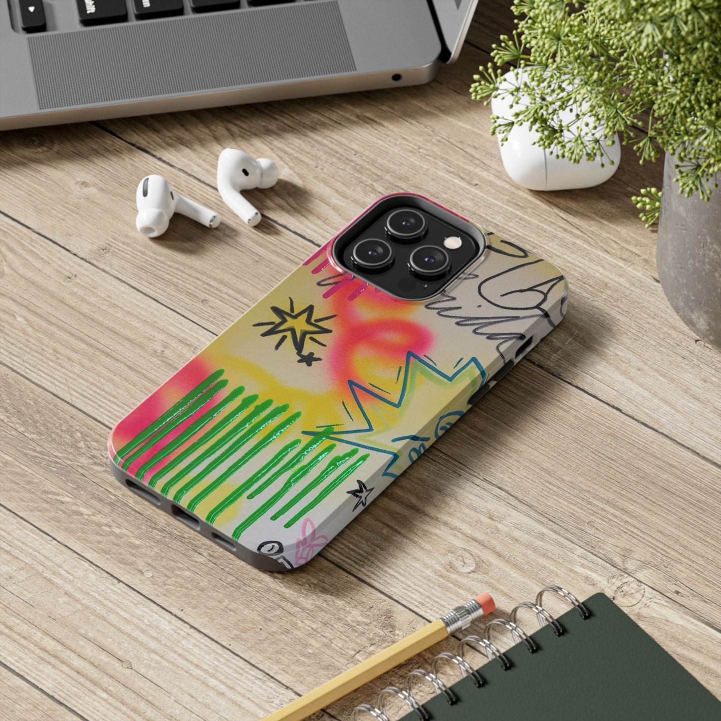 "ferocious florida" airbrush iPhone case