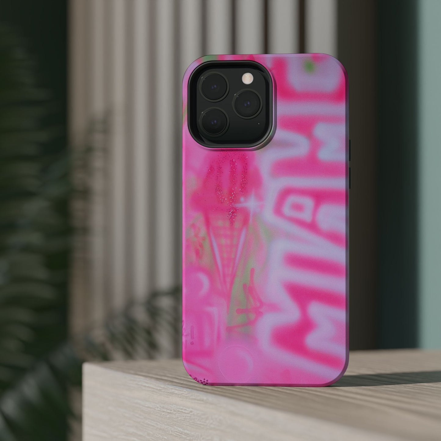 MagSafe "sunset sorbet" airbrush iPhone case